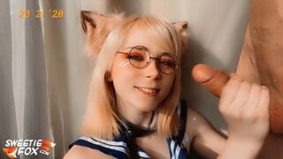 Édes rókácska leszívja a szomszéd fazsát és lenyelet mindent cosplayben