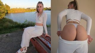 Zsenge randiapp csoda - szöszke hottie legelső találkozón beadta és isteni szopást adott