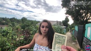Forró argentin kisasszony egy dollárért kap baszást