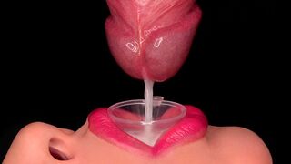 Közelről: a legjobb szopás, ami spriccelésre kényszerít a tölcséren keresztül! élvezés etetés! gyengéd oboázás asmr 4k