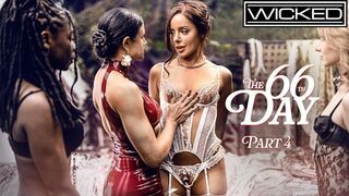 Csatlakozz a Wicked vonzó bige csapatához Vanna Bardot vezetésével egy forró négyesben